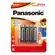 Pilha Panasonic Power Alcalina Aaa 4 Unidades