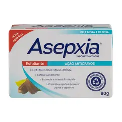 Sabonete Asepxia Esfoliante Ação Anticravos 80g