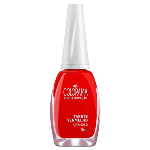 Esmalte Colorama Cremoso Verniz & Cor Tapete Vermelho 8ml