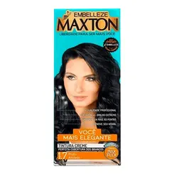 Tintura Maxton Creme Preto Azulado Nº 1.7