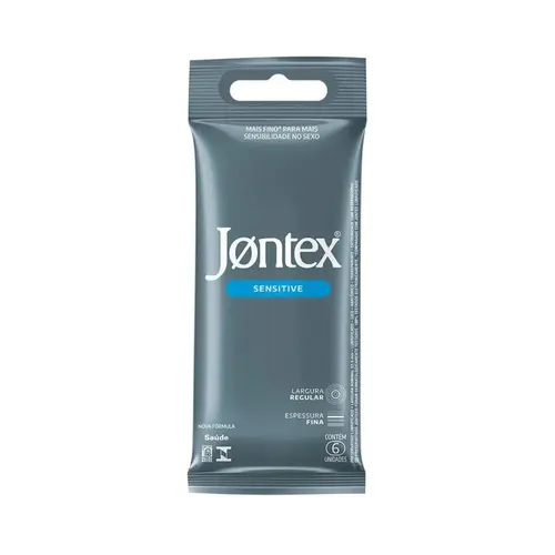 Preservativo Jontex Sensitive Lubrificado 6un
