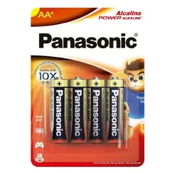 Pilha Panasonic Alcalina AA 4un