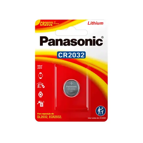Bateria Panasonic 3V Lithium CR2032 1un