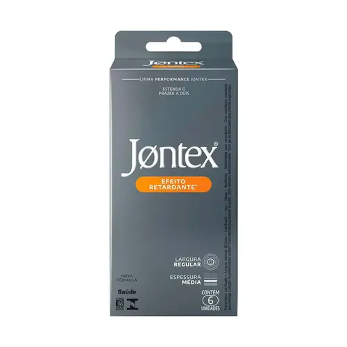 Camisinha Jontex Marathon Ereção Prolongada com 6 unidades