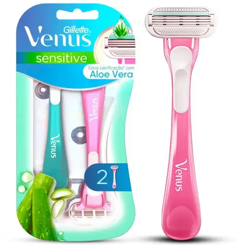 Aparelho Depilatório Gillette Venus Sensitive 2un