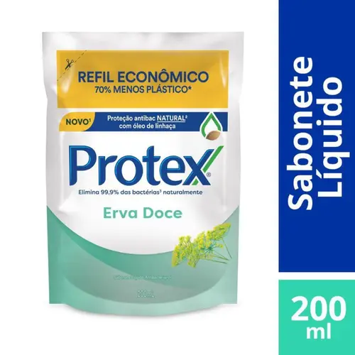 Sabonete Líquido Protex Erva Doce Refil 200ml