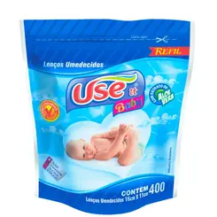 Lenços Umedecidos Use It Refil 400 Unidades