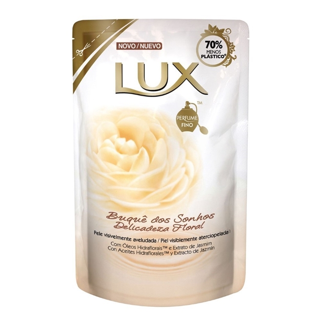 Sabonete Líquido Lux Buquê de Jasmin 250mL - Sabonete Líquido Lux