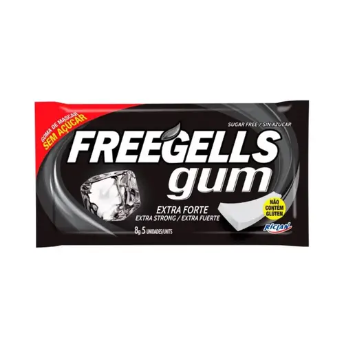 Chiclete Freegells Gum Extra Forte 8g