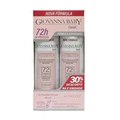 Kit Desodorante Aerosol Giovanna Baby Classic Com 2 Unidades 150ml Cada