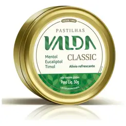 Pastilha Valda Classic Lata 50g