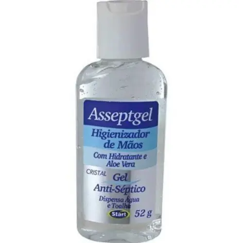 Álcool Gel Asseptgel Para Mãos 52g