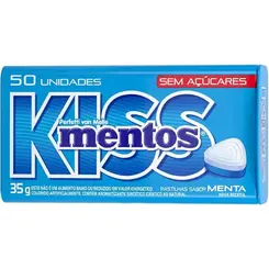 Pastilha Mentos Kiss Mint 35g