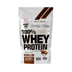 100% Whey Protein Pouch Health Labs Sabor Chocolate 900g