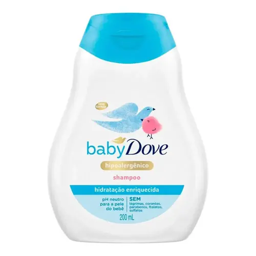 Shampoo Infantil Dove Baby Hidratação Enriquecida 200ml