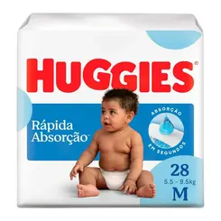 Fralda Huggies Disney Tripla Proteção Tamanho M 28u