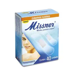 Curativo Missner Flexível Transparente 40 Unidades