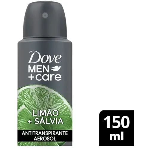 Desodorante Aerossol Dove Men Care Limão e Salvia 72hs 150ml