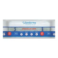 Atadura Crepe Sanfarma 8cmX1,80m