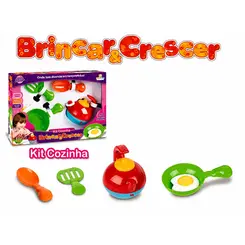 Divplast Kit Cozinha Infantil Brincar e Crescer