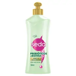 Creme para Pentear Seda Força e Crescimento Prebióticos + Biotina 300ml