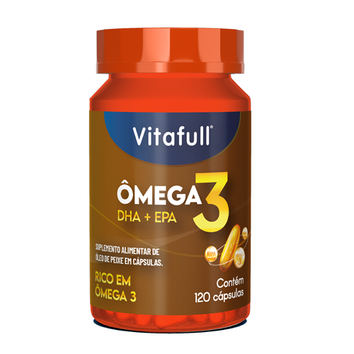 Vitafull Ômega 3 com 120 Cápsulas Vitafull Ômega 3 120 Cápsulas NAO