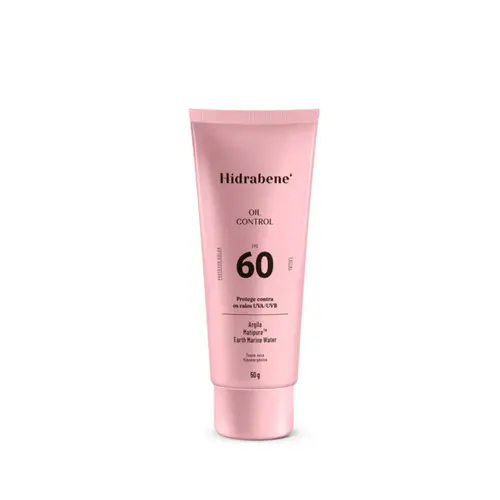 Protetor Solar Facial Oil Control Facial FPS60 Hidrabene 50g