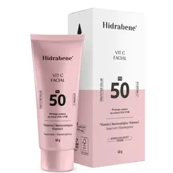 Protetor Solar Facial Hidrabene Vit C FPS 50 40g