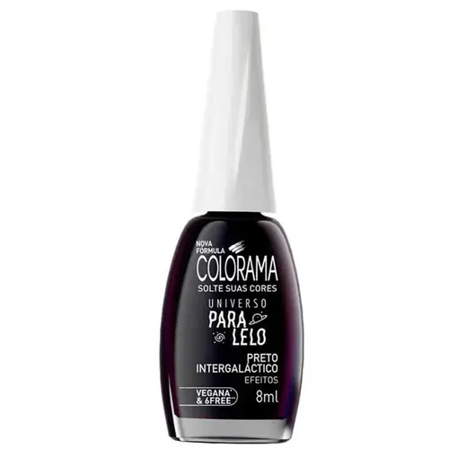 Esmalte Colorama Universo Paralelo Preto Intergaláctico 8ml