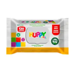 TOALHA UMEDECIDA HUPPY BABY WIPES 120UN LV + PG -