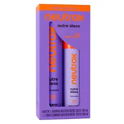 Kit Neutrox Nutre Óleos Shampoo 300ml e Condicionador 200ml