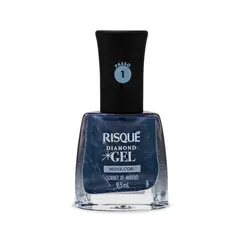 Esmalte Risqué Diamond Gel Sorbet de Mirtilo Metálico 9,5ml
