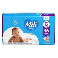 Fralda Mili Baby Mega G 36un
