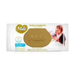 Lenços Umedecidos Mili Love & Care 50un