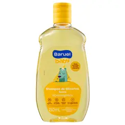 Shampoo Infantil Glicerina Suave Baruel Baby 210ml
