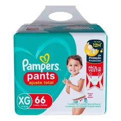 Fralda Infantil Pampers Pants Ajuste Total XG 66un