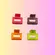 Piranha Cabelo Life B Square Colors 2 cm com 4 unidades