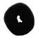 Enchimento Redondo Pequeno Para Penteado Preto 8cm Life B