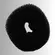 Enchimento Redondo Pequeno Para Penteado Preto 8cm Life B