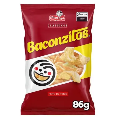 Salgadinho Baconzitos 86G