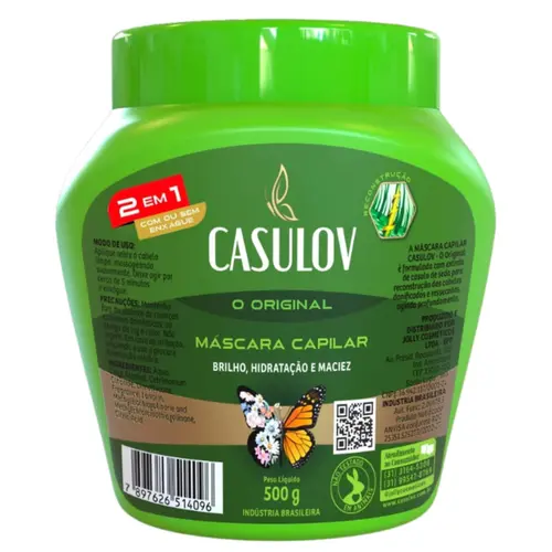 Máscara Capilar Casulov Original 500G