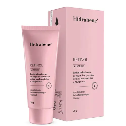 Creme Anti-idade Hidrabene Retinol Noturno 30g