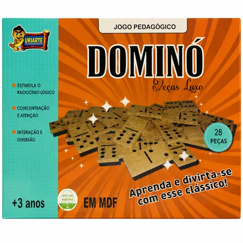 Jogo De Dominó Uriarte  Pedagógico Edição De Luxo