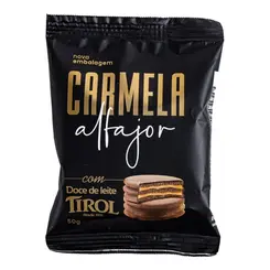 Alfajor Carmela Chocolate com Doce de leite 50g