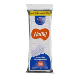 Algodão Quadrado Nathy 40g