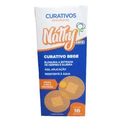 Curativo Nathy Bege Redondo C/16 Un
