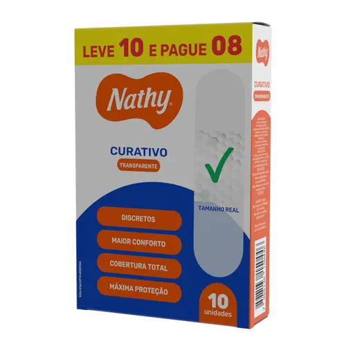 Curativo Transparente Nathy 10 unidades