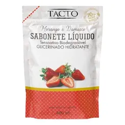 Refil Sabonete Líquido Tacto Morango e Damasco 400ml
