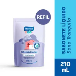 Sabonete Líquido Infantil Baruel Baby Sono Tranquilo Refil 210ml