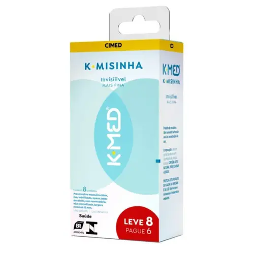 K-misinha Preservativo Invisível 8 unidades